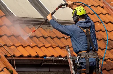 Démoussage et hydrofuge de toiture à Téthieu